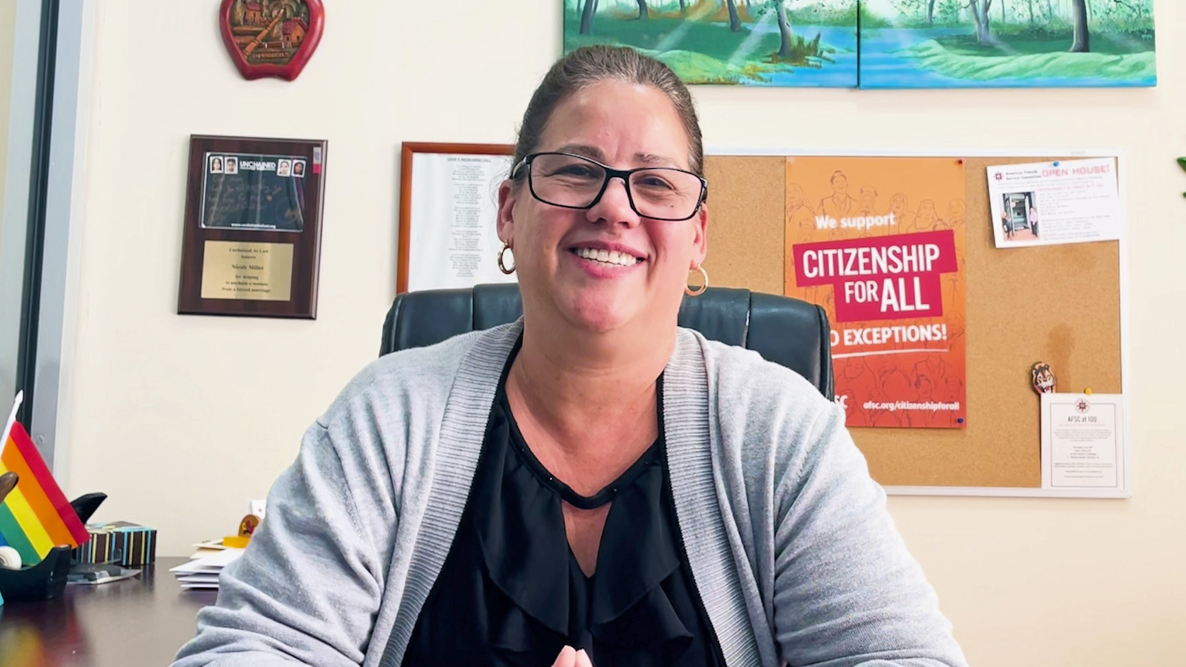 Myrna Martinez in the Newark, NJ office