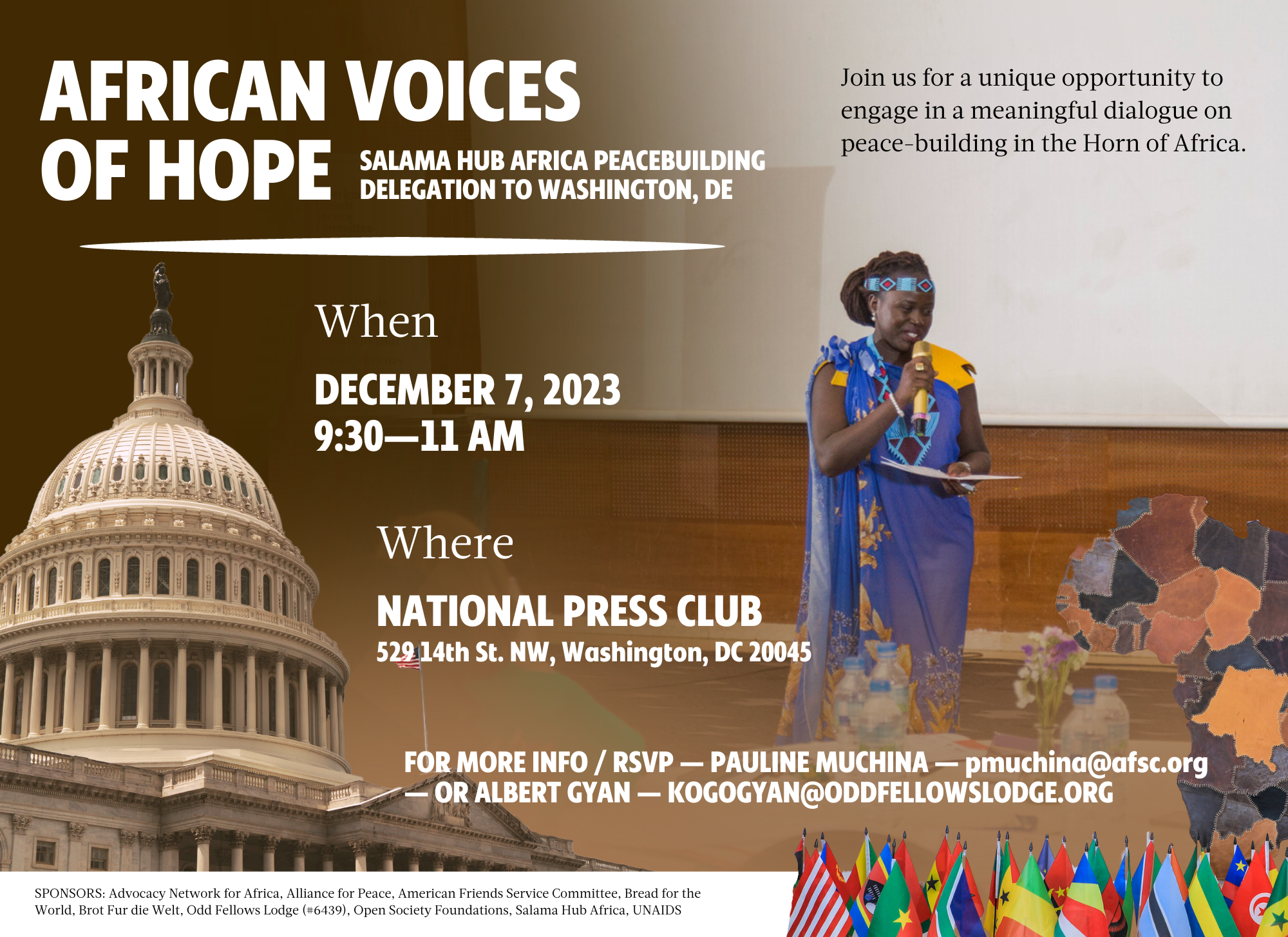 African peacebuilders lead DC event as part of Africa Advocacy Week