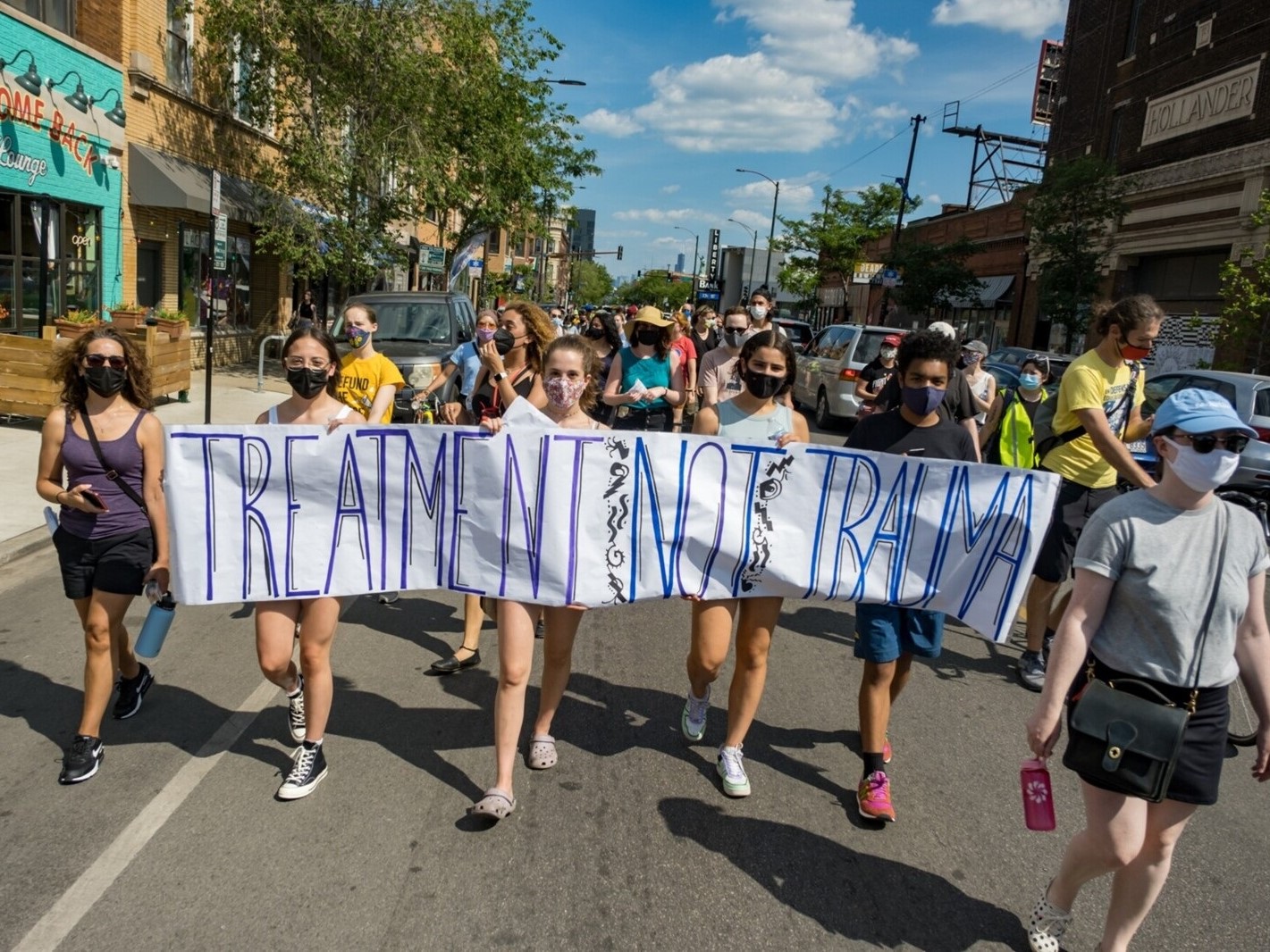 March in Chicago for Treatment Not Trauma