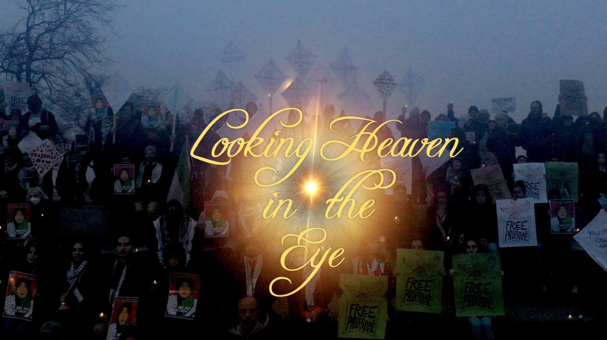 Video title screen with the words 'Looking Heaven in the Eye'