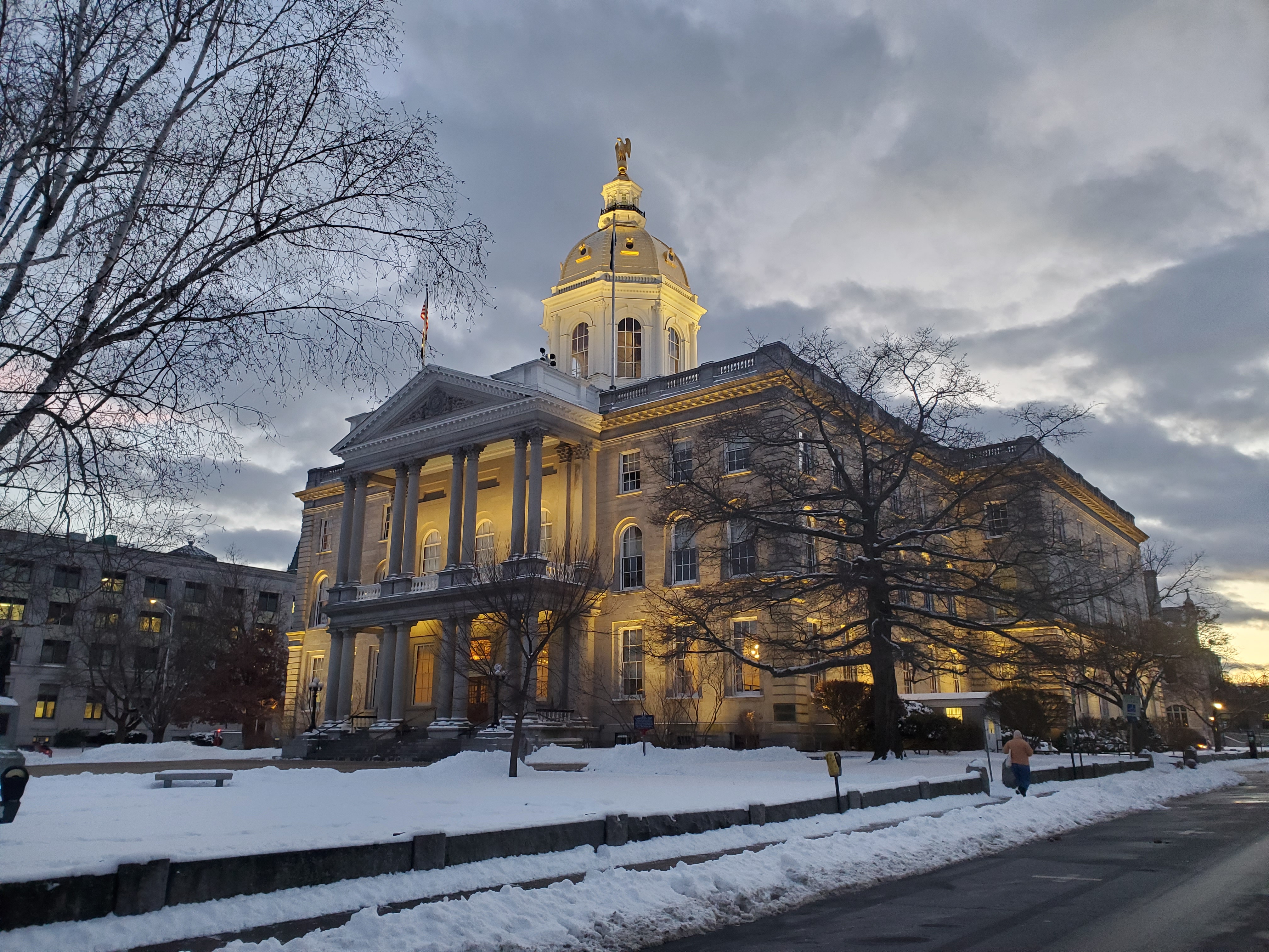 NH State House winter 2024