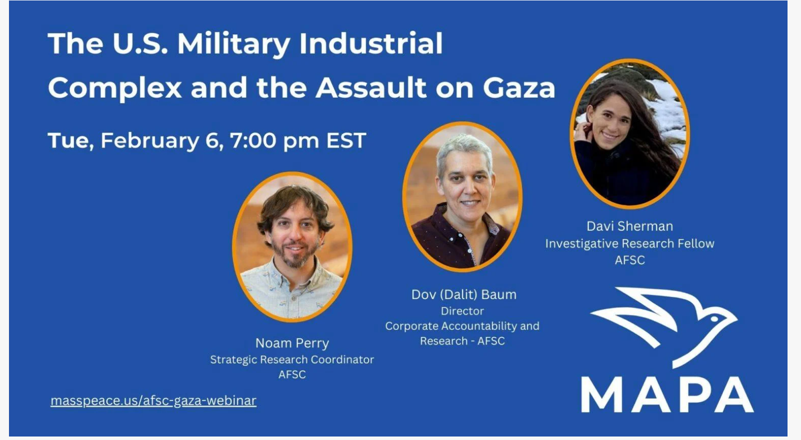 The U.S. Military Industrial Complex and the Assault on Gaza