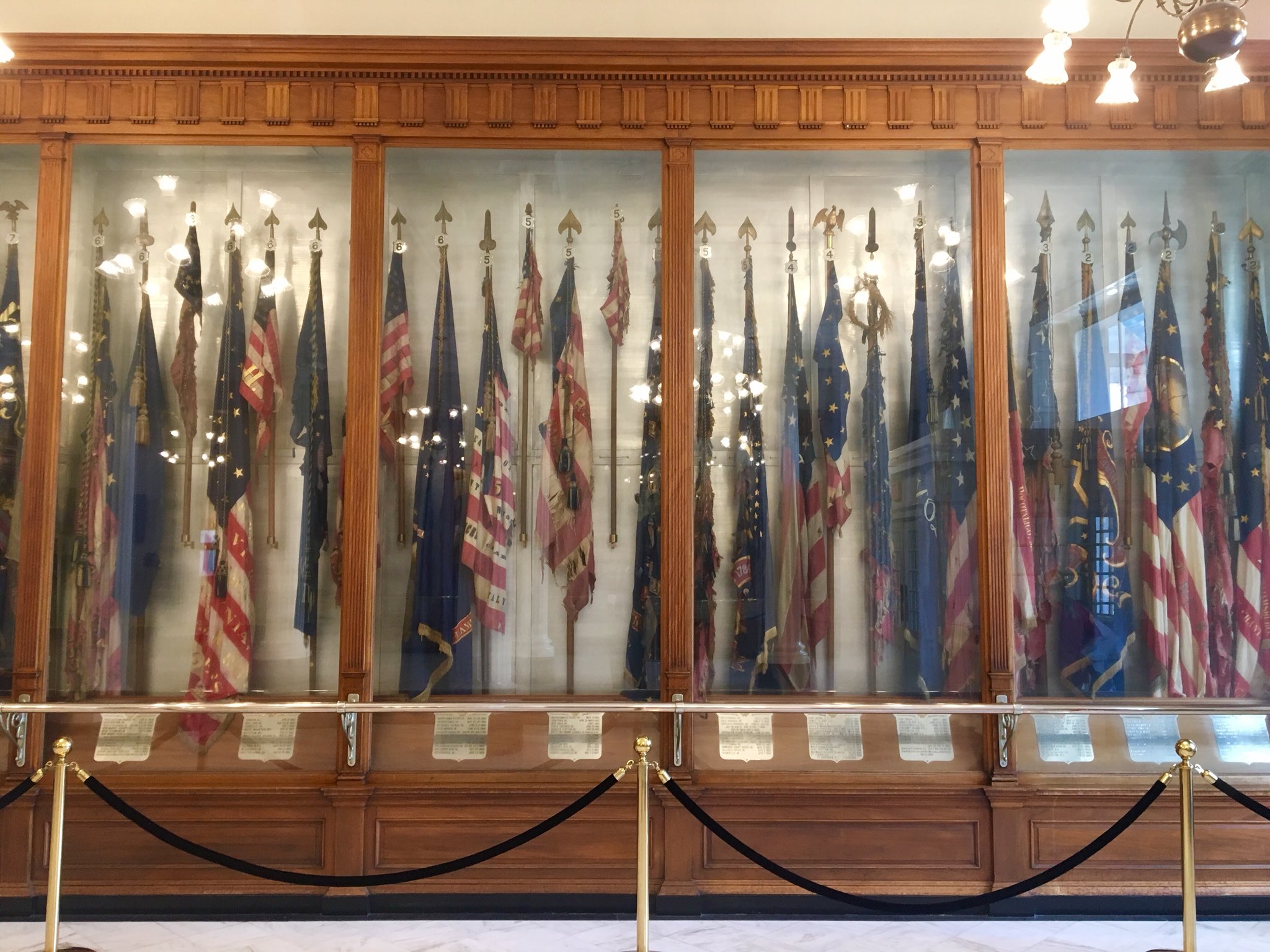 Hall of Flags at the NH State House