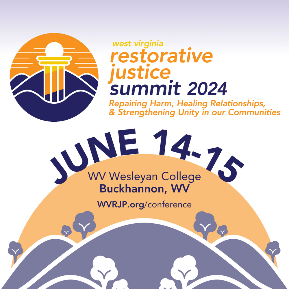 West Virginia Restorative Justice 2024 flyer