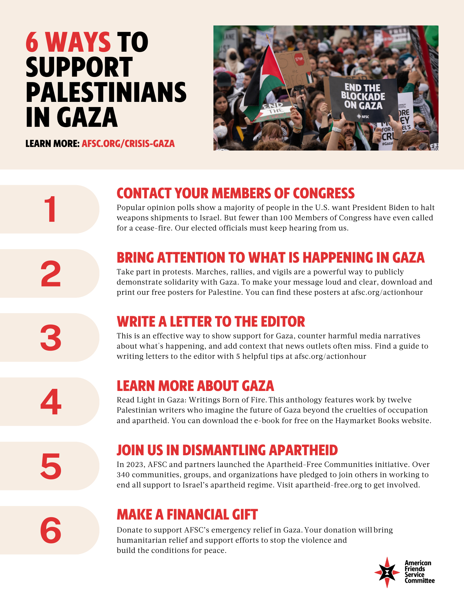6 Ways to Support Palestinians in Gaza