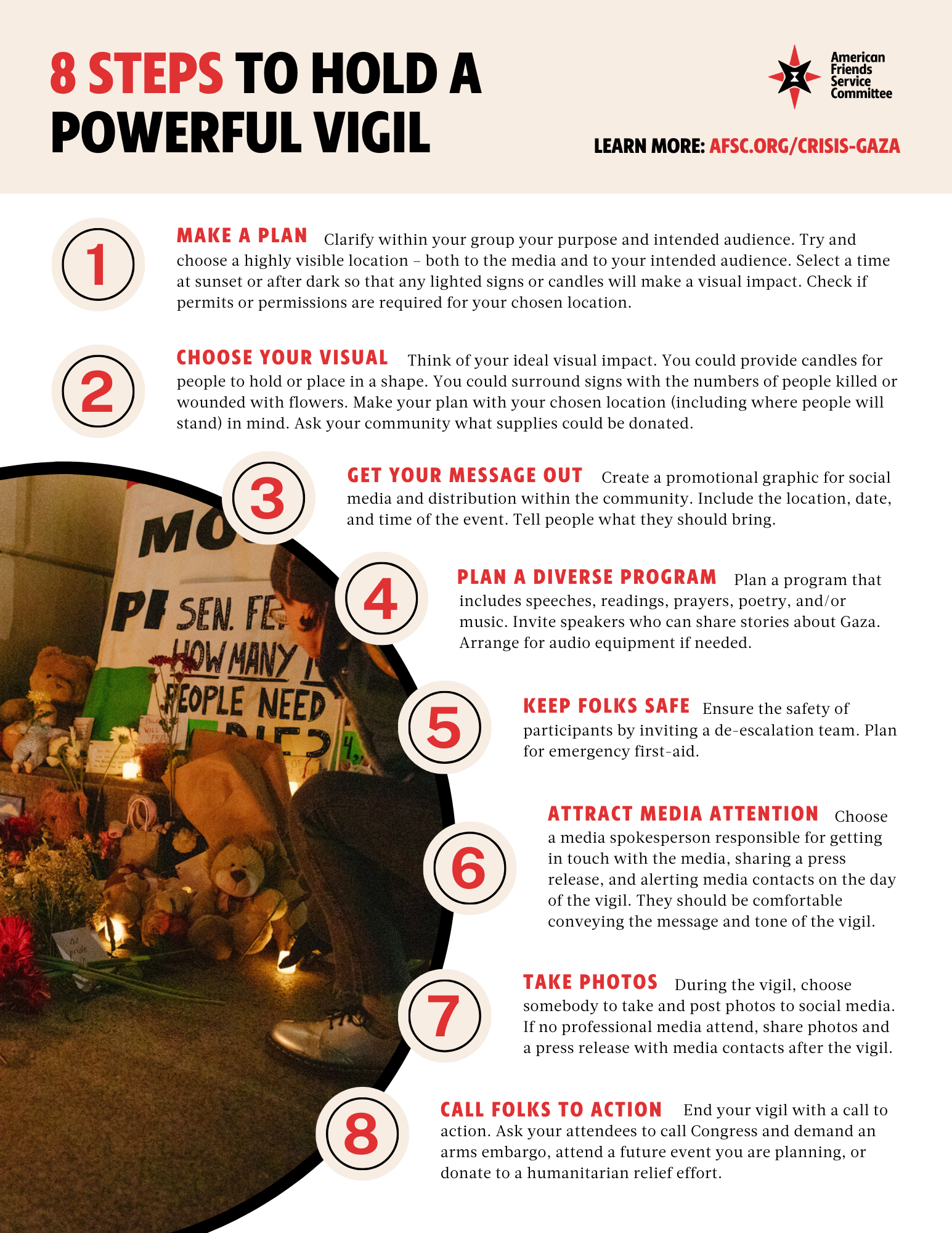8 Steps to Hold a Powerful Vigil