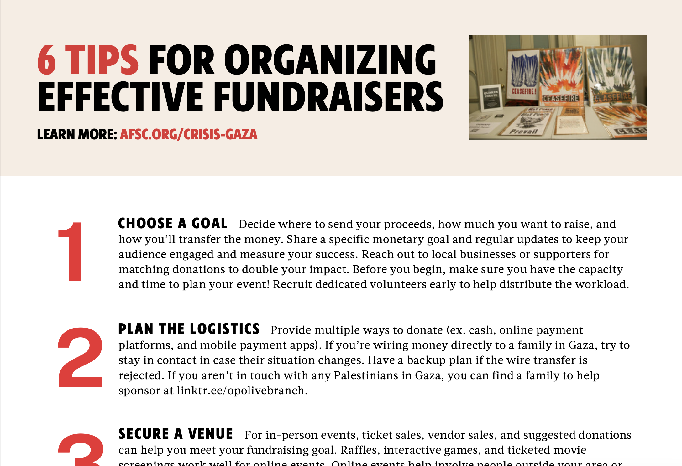 6 Tips for Organizing Effective Fundraisers