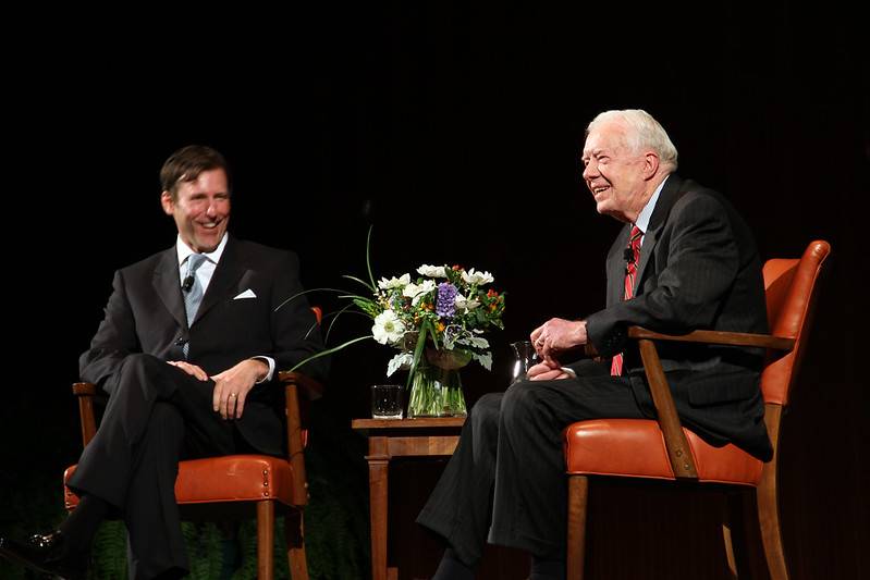 Jimmy Carter at LBJ Library