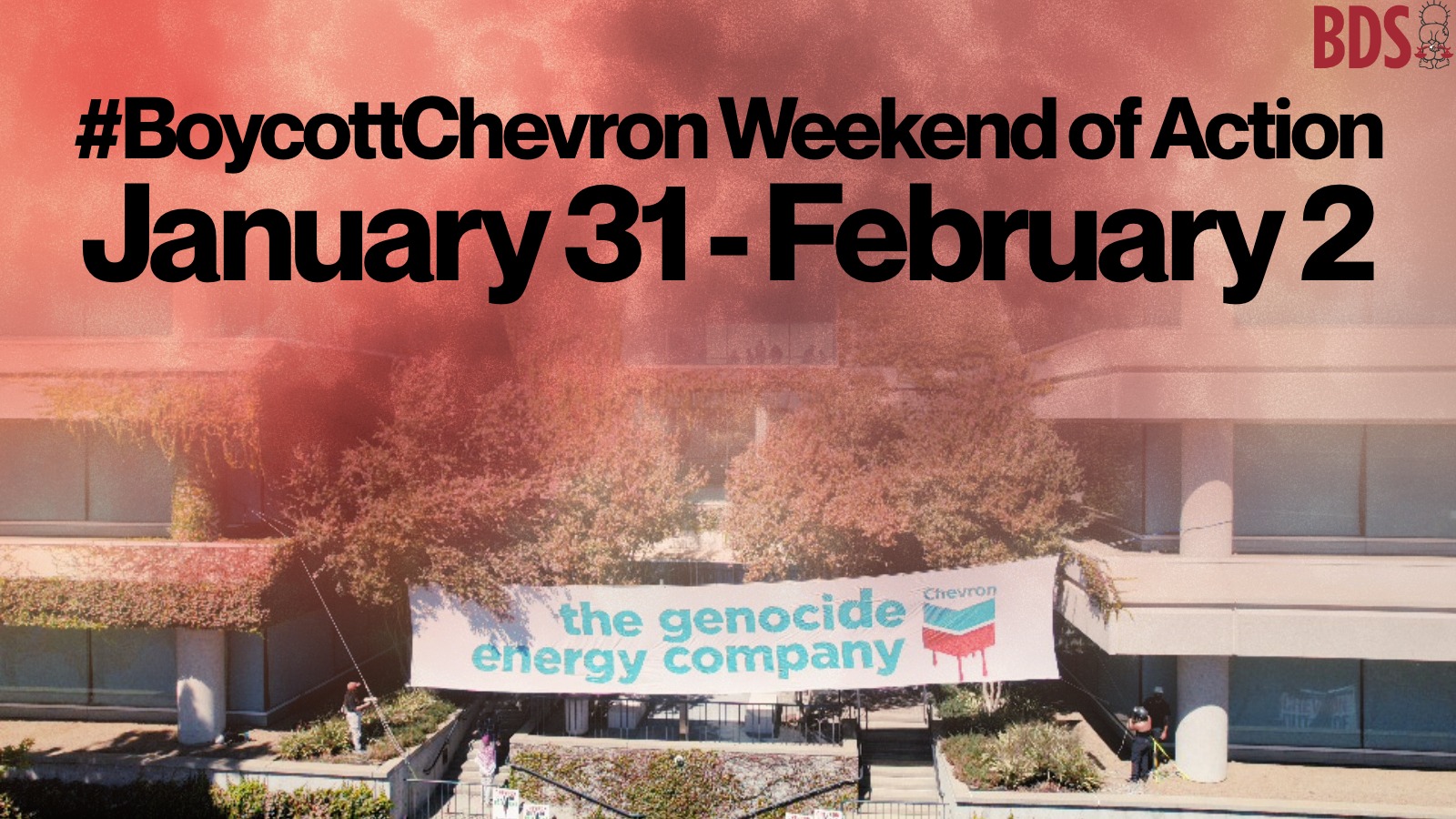 #BoycottChevron Weekend of Action January 31 - February 2