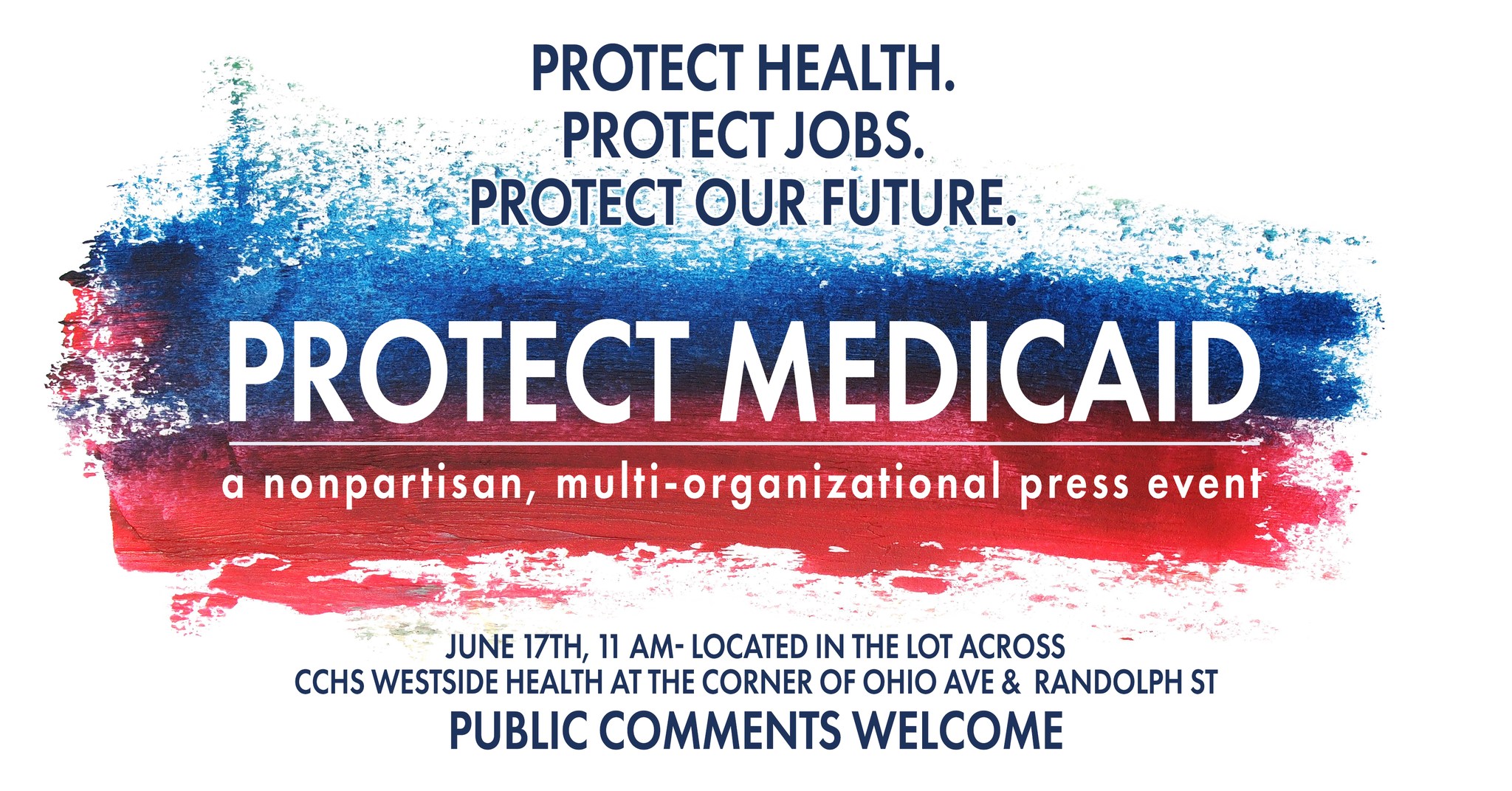Press conference to call on Senators Capito and Justice to protect food and healthcare access for West Virginians