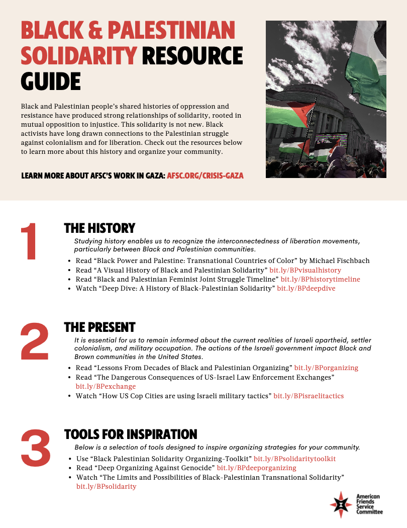 Black-Palestinian Resource Guide