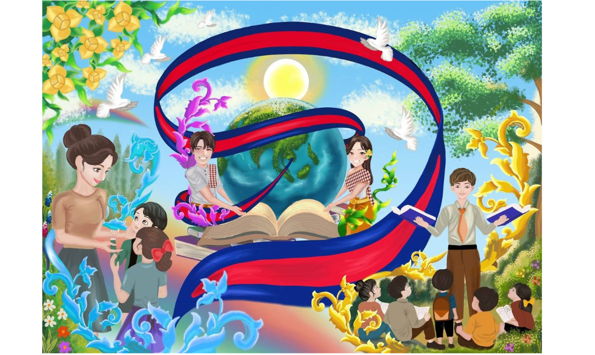 Artwork #6: “Education as a Universal Responsibility” 