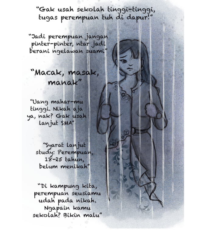 Artwork #11: “Her Struggle”