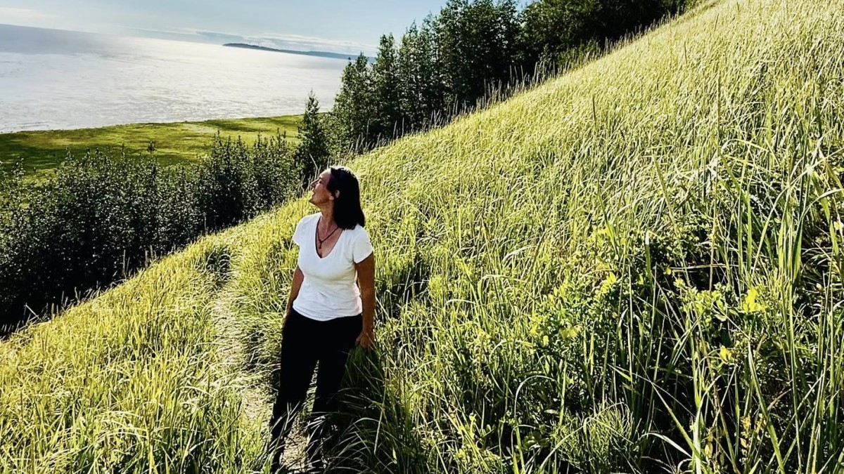 Sayrah on a hike