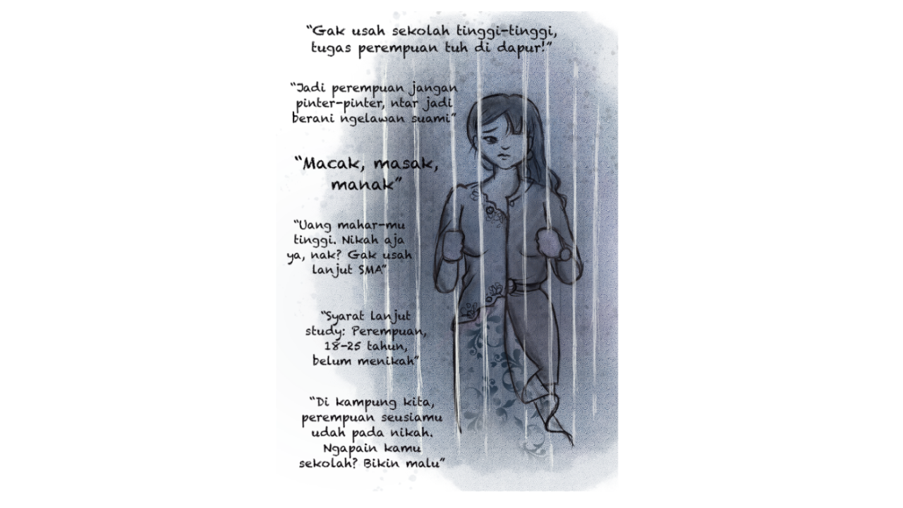 Artwork #11: “Her Struggle”