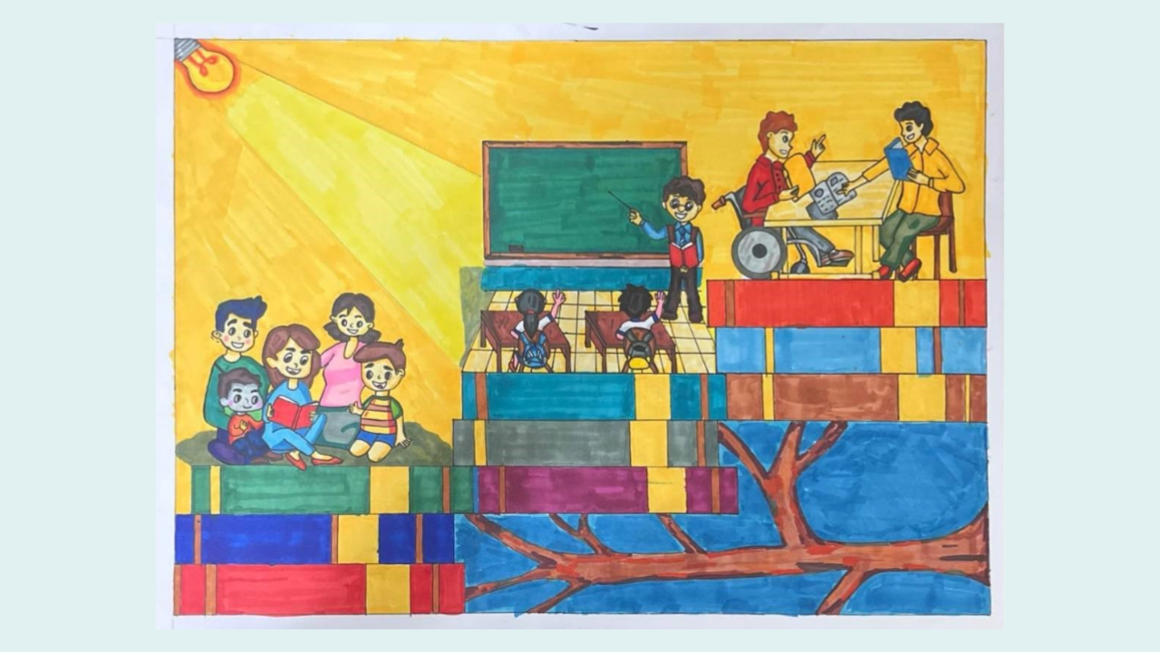 Artwork #1: “Roots of Learning”