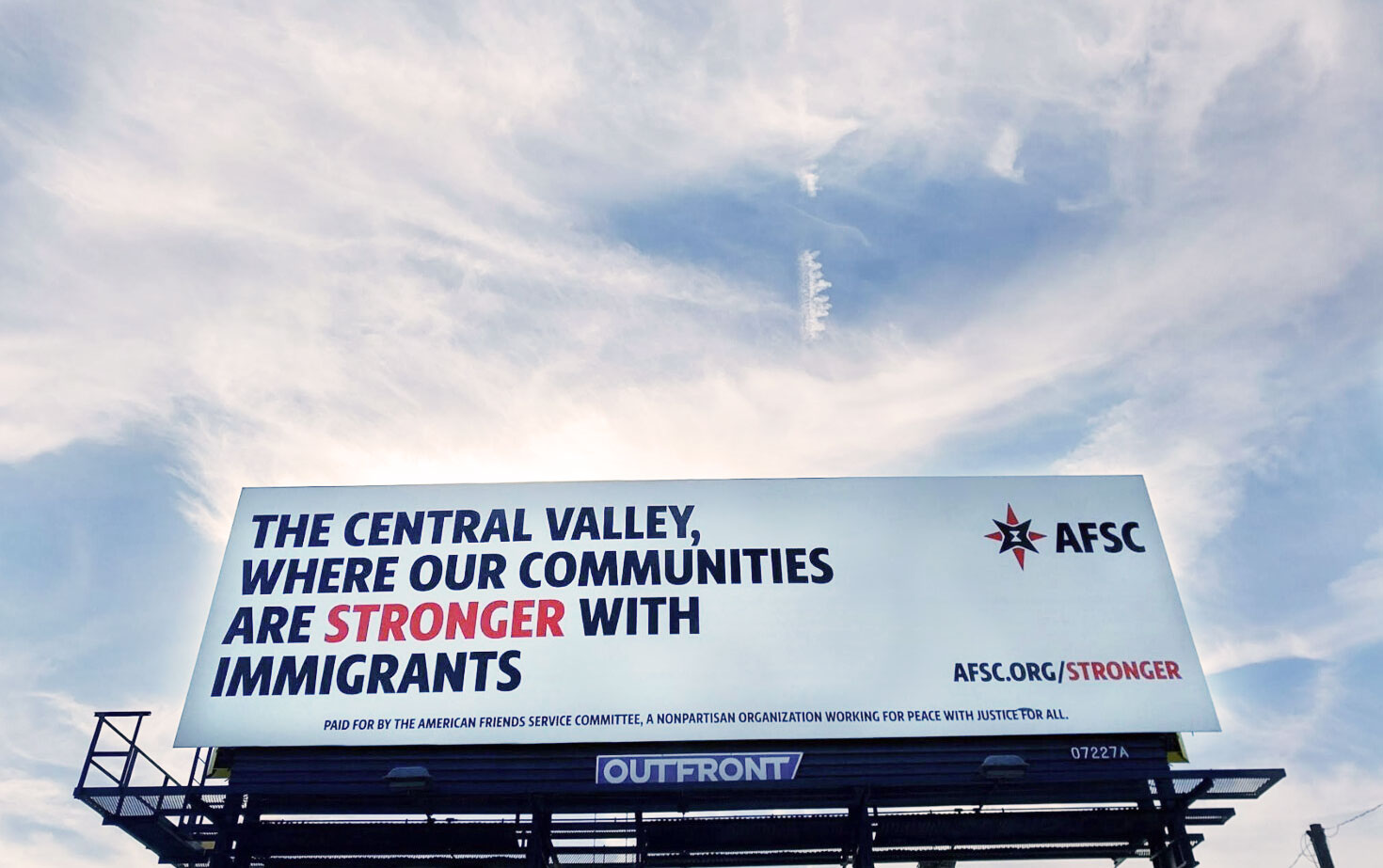 AFSC launches billboard and radio ad campaign to promote welcoming communities for immigrants