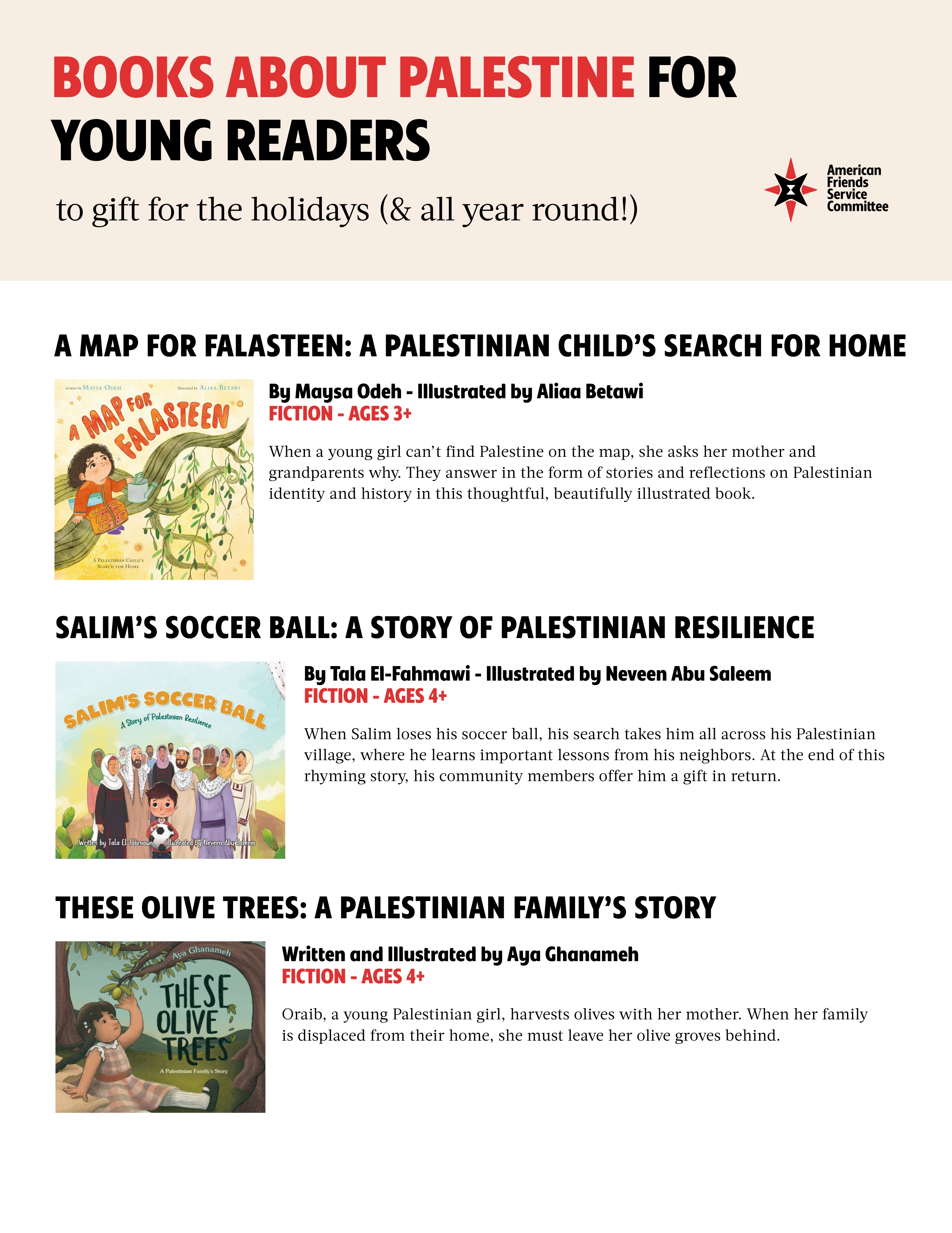 Books About Palestine for Young Readers