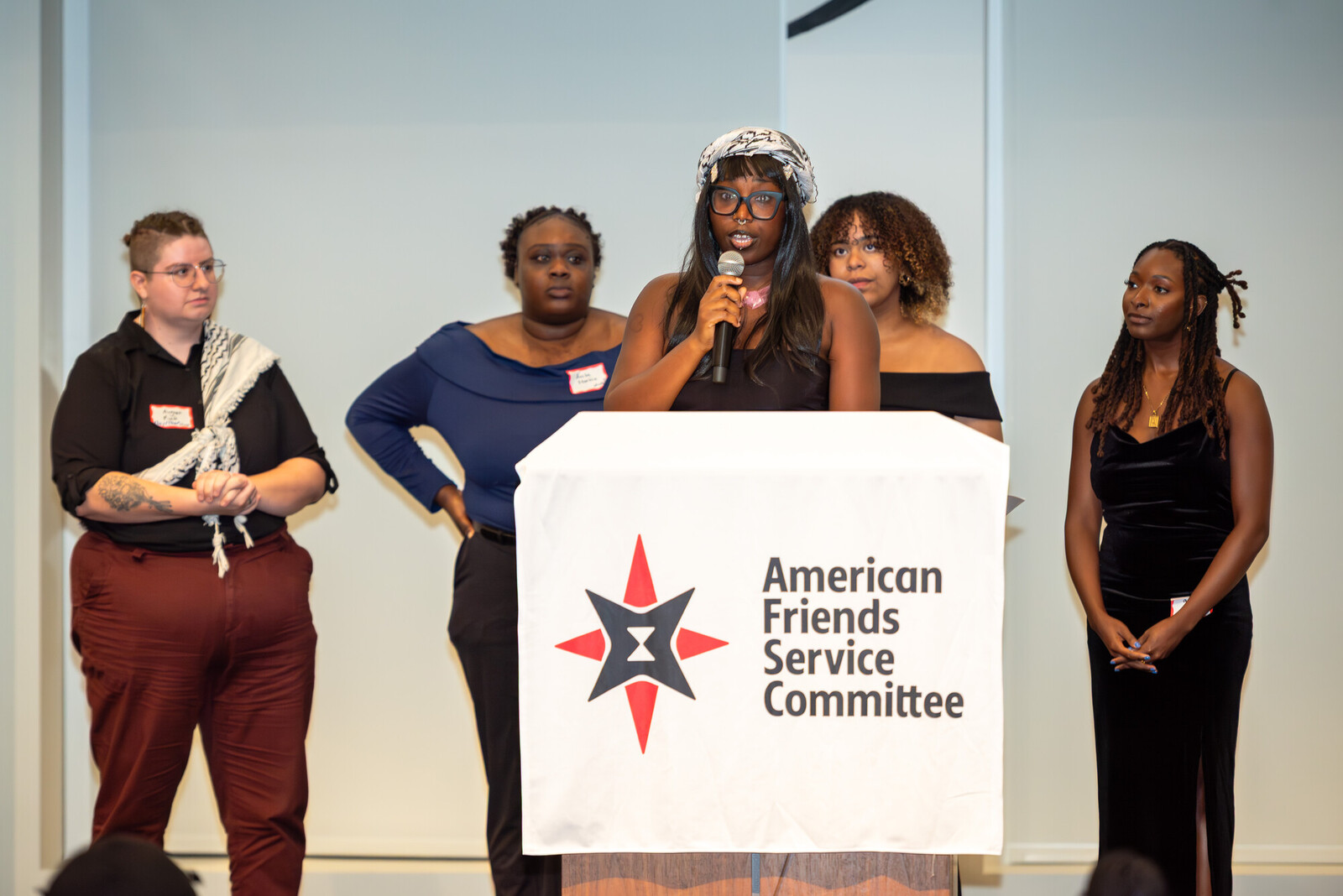 Chi Peace staff celebrate AFSC Chicago’s 90th anniversary.