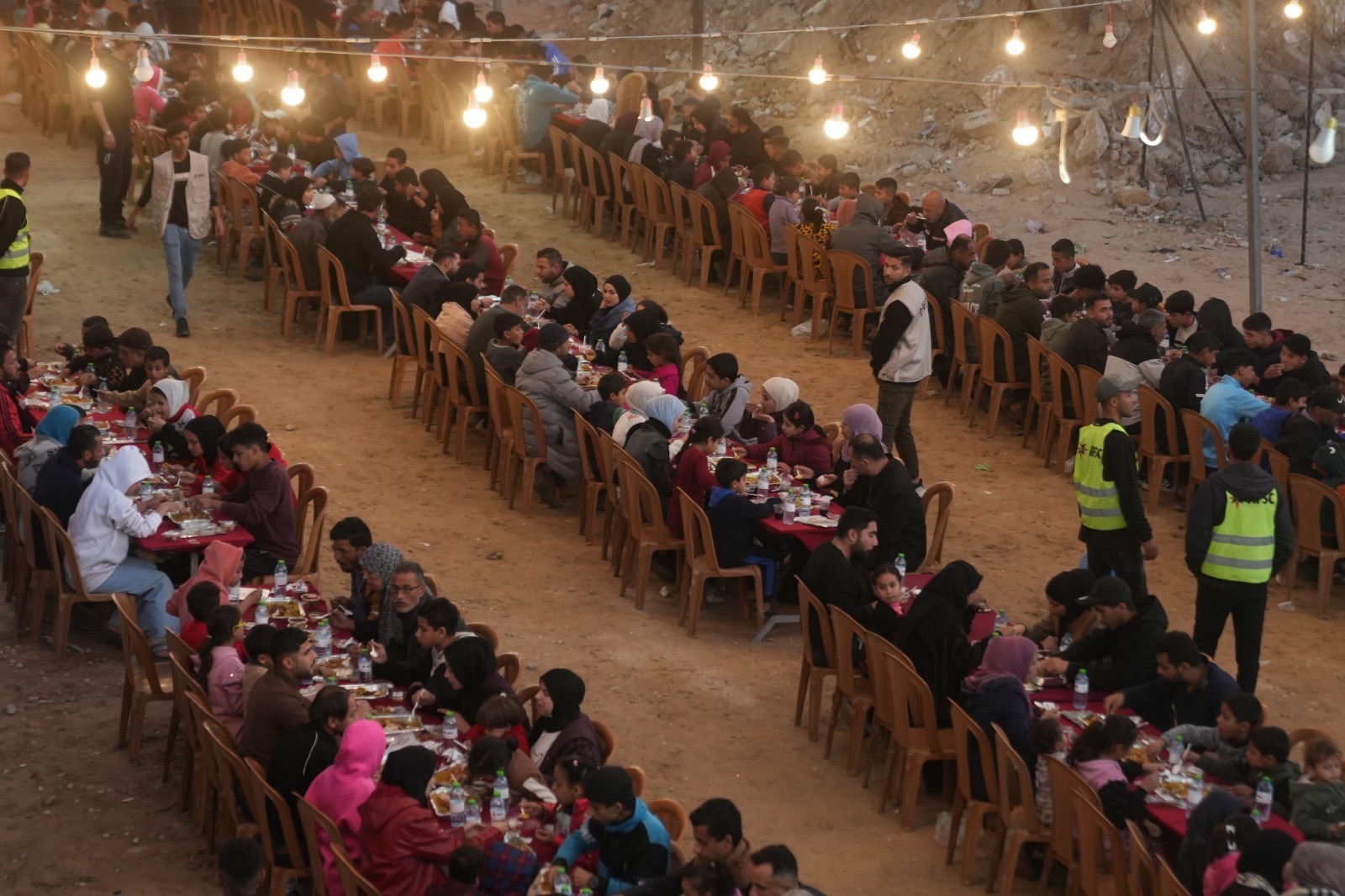 A Ramadan gathering in Gaza