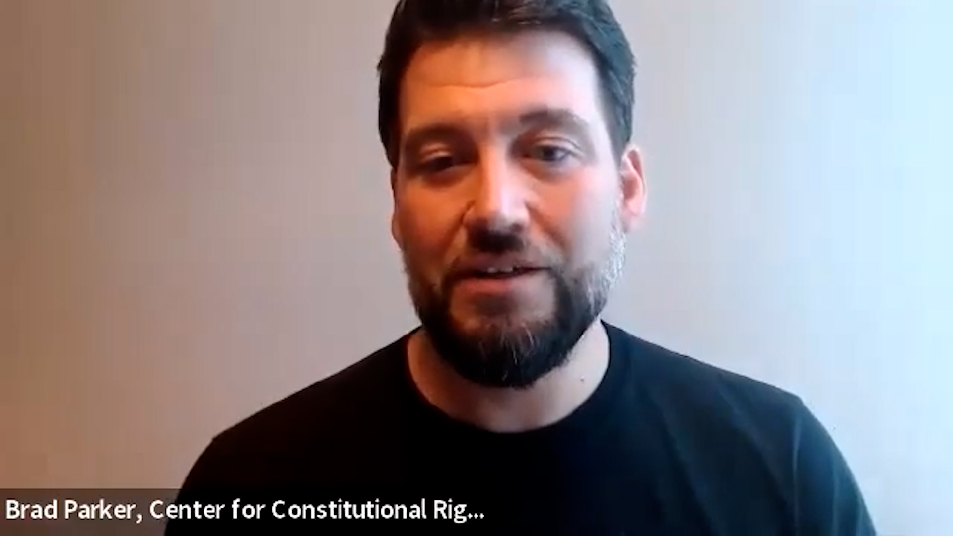 AFSC staff member Brad Parker on a webinar