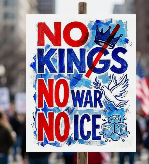 No Kings No War No ICE