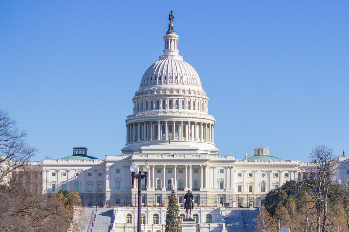 U.S. Capitol building in D.C.