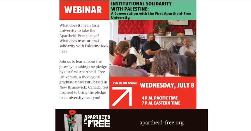 Institutional Solidarity with Palestine