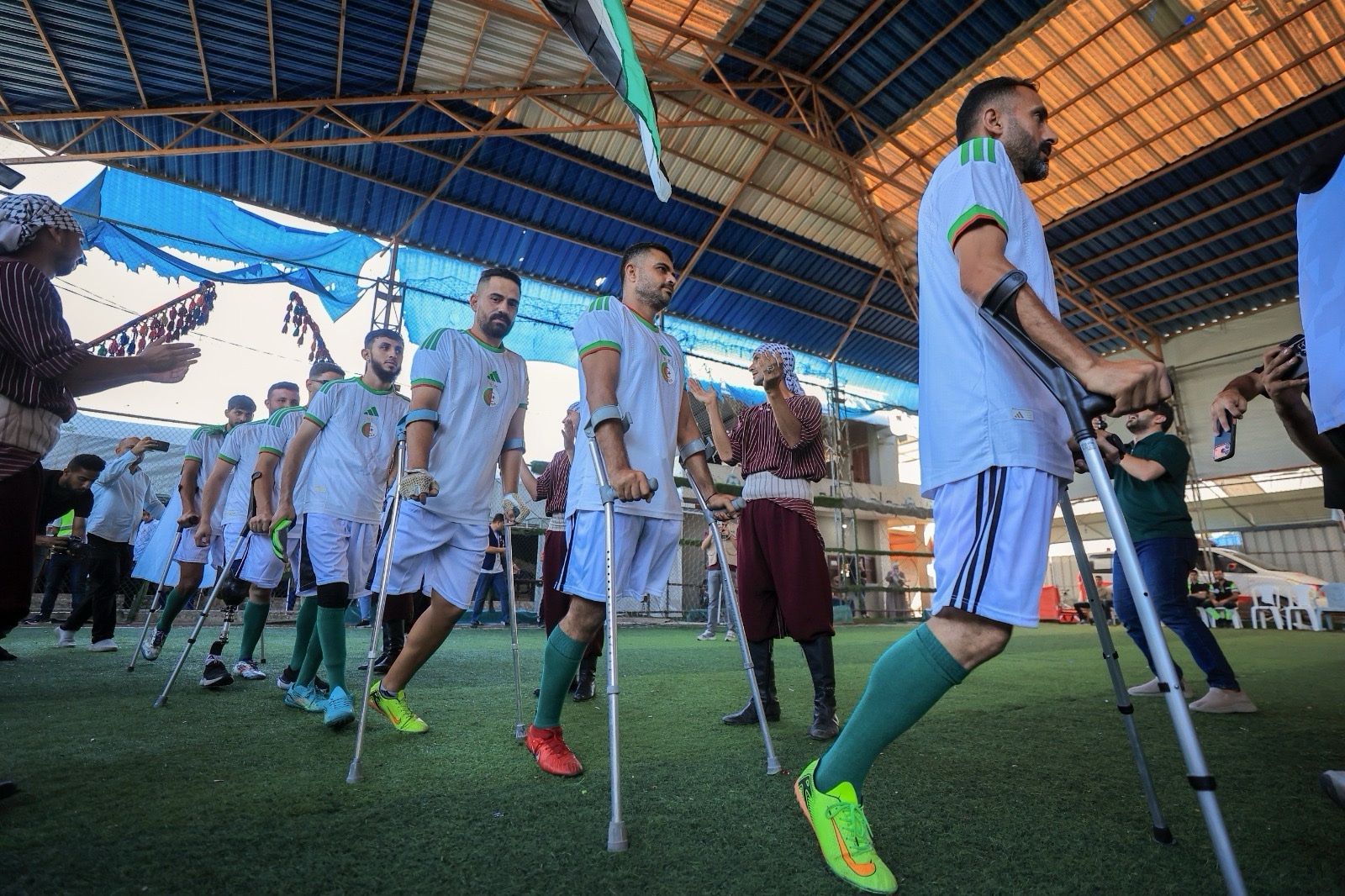 Palestinian amputee football players