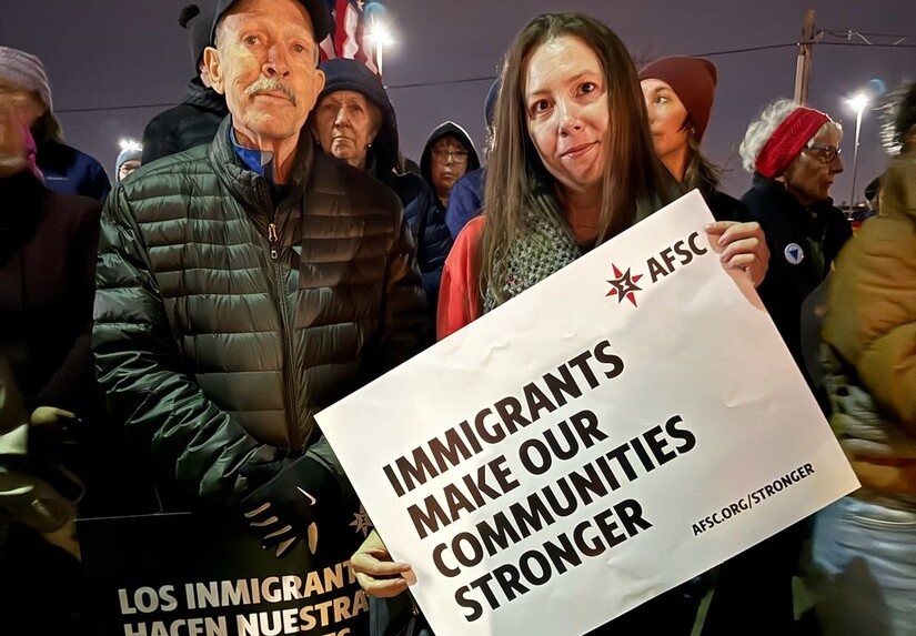 vigil against immigrant detention