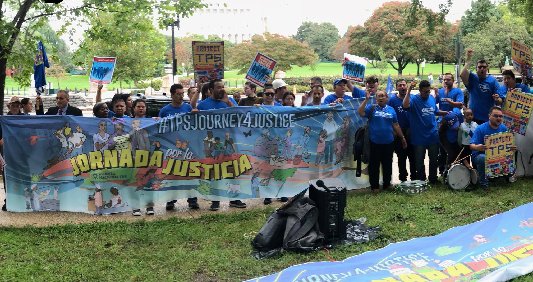 Immigrants make “Journey 4 Justice” to save TPS