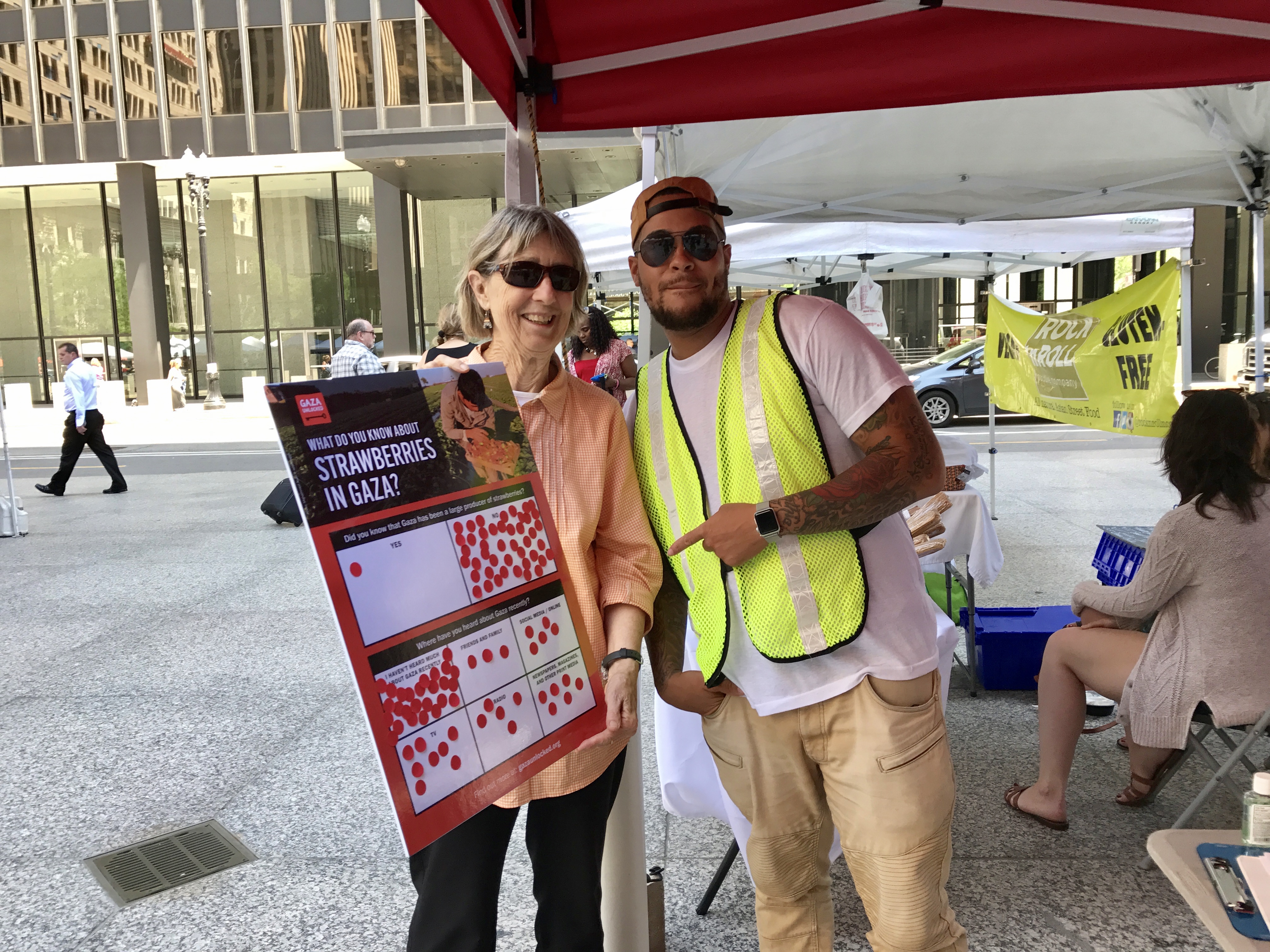 How to grow awareness of Gaza at your local farmer’s market this summer