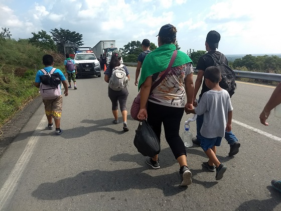 A report from the migrant caravan
