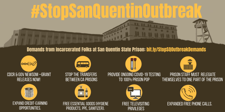 Take action in support of people incarcerated in California