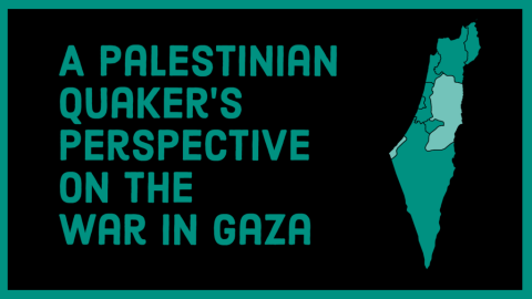 Graphic displaying a map of Israel/Palestine