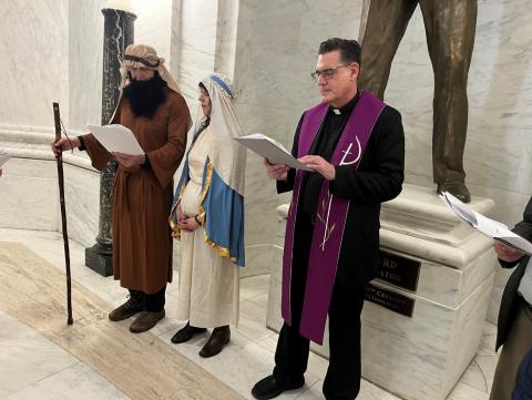 Faith leaders gather in WV State Capitol to speak against ICE arrests
