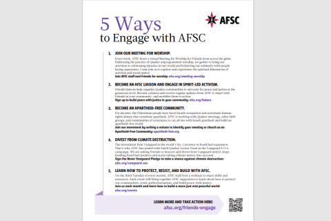 5 Ways to Engage with AFSC