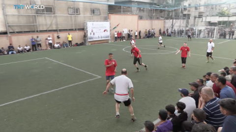 Palestinian footballers recreate World Cup in friendly match (TRT World)