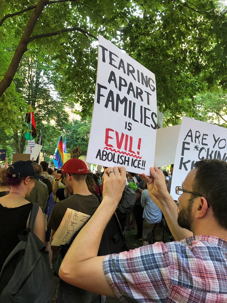 Protest of family separation in Philadelphia