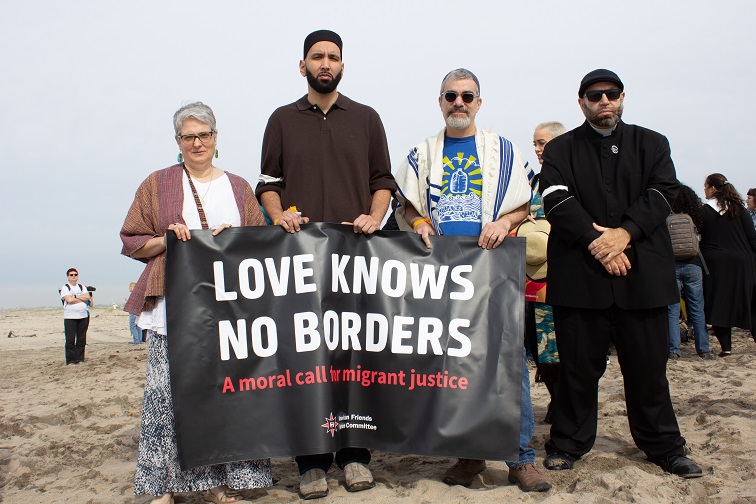 Love knows no borders on the beach