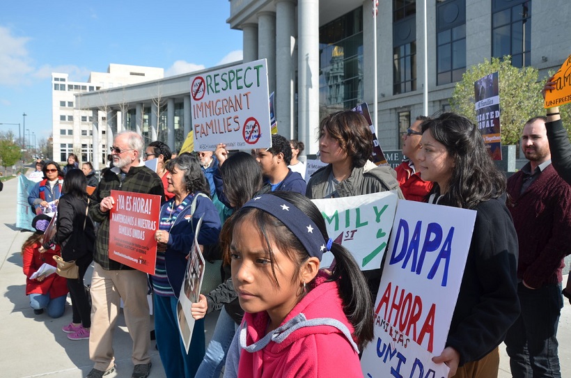 DAPA rally outside the Colorado Supreme Court (Photo: Gabriela Flora)
