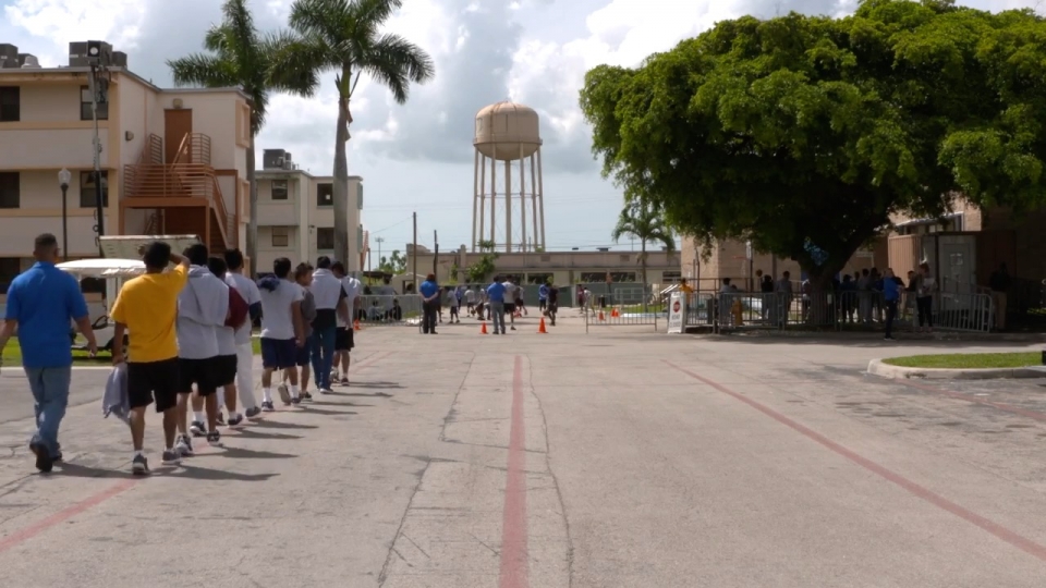 The detention center in Homestead sits on property owned by the U.S. military. Photo: Public domain