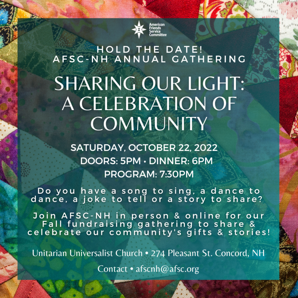 AFSC-NH 2022 Annual Gathering